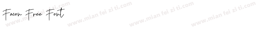 Facon Free Font字体转换